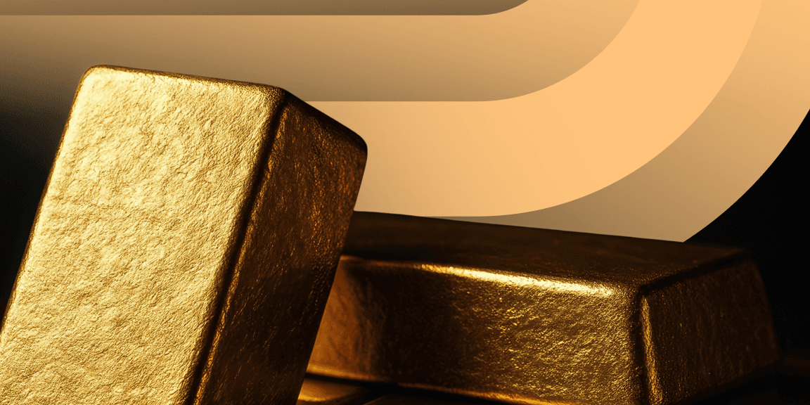 A gold bar representing DMCC Commodity Traders